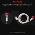 5 cables para alarma con cargador Apple (iPhone, iPad)
