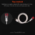 5 cables antirrobo de carga / alarma tipo Micro USB / Android