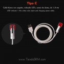 5 cables antirrobo de carga / alarma tipo C
