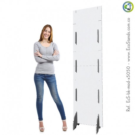 Backing publicitario de cartón modular Eco Stand