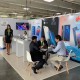 Soporte para exhibición antirrobo para celulares, con cable tipo teléfono