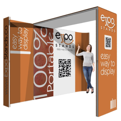 Stand publicitario de 3x2 Expo Stand Ref. ES-St-3x2-001