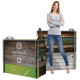 Mesa y counter de cartón Eco Stand 100x45