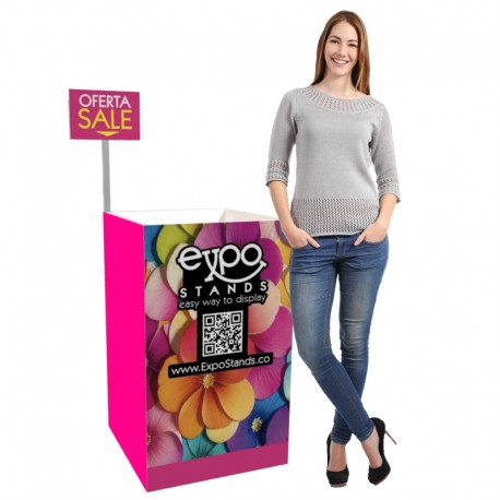 Botadero / basurero Pop Display 60x60x75