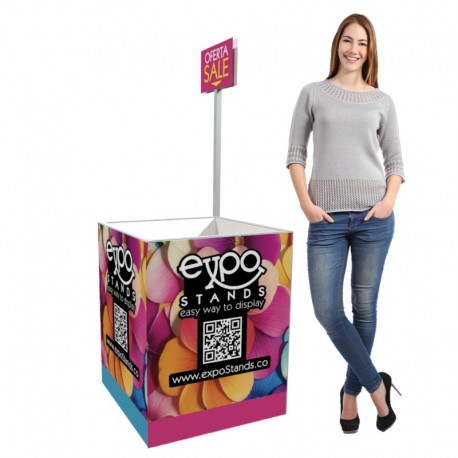 Botadero / basurero Pop Display 60x60x75