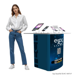 Mesa para exhibición de teléfonos móviles y tabletas