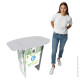 Mesa y counter de cartón Eco Stand 75x45