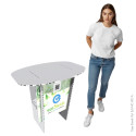 Mesa Eco Stand en cartón o MDF de 75x45