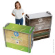 Mesa y counter de cartón Eco Stand 100x45