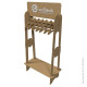 Ganchera perchero Eco y portable 160x40x85 cm