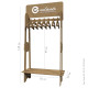 Ganchera perchero Eco y portable 160x40x85 cm
