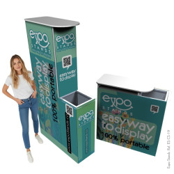 Módulo de atención dual con counter y backing