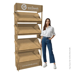 Repisa exhibidor para libros portable Eco Stands