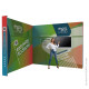 Backwall porta TV escalable para stand