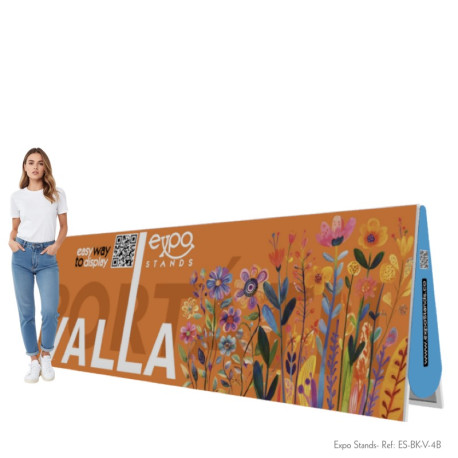 Valla portátil 3 x 1 mts