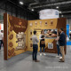 Backwall porta TV escalable para stand