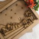 Pesebre 3D en madera para armar