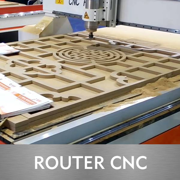 Corte con router CNC MDF